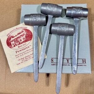 Smyth Jewelers Pewtarex Crab Mallets with Crab Etching Maryland - Set of 4